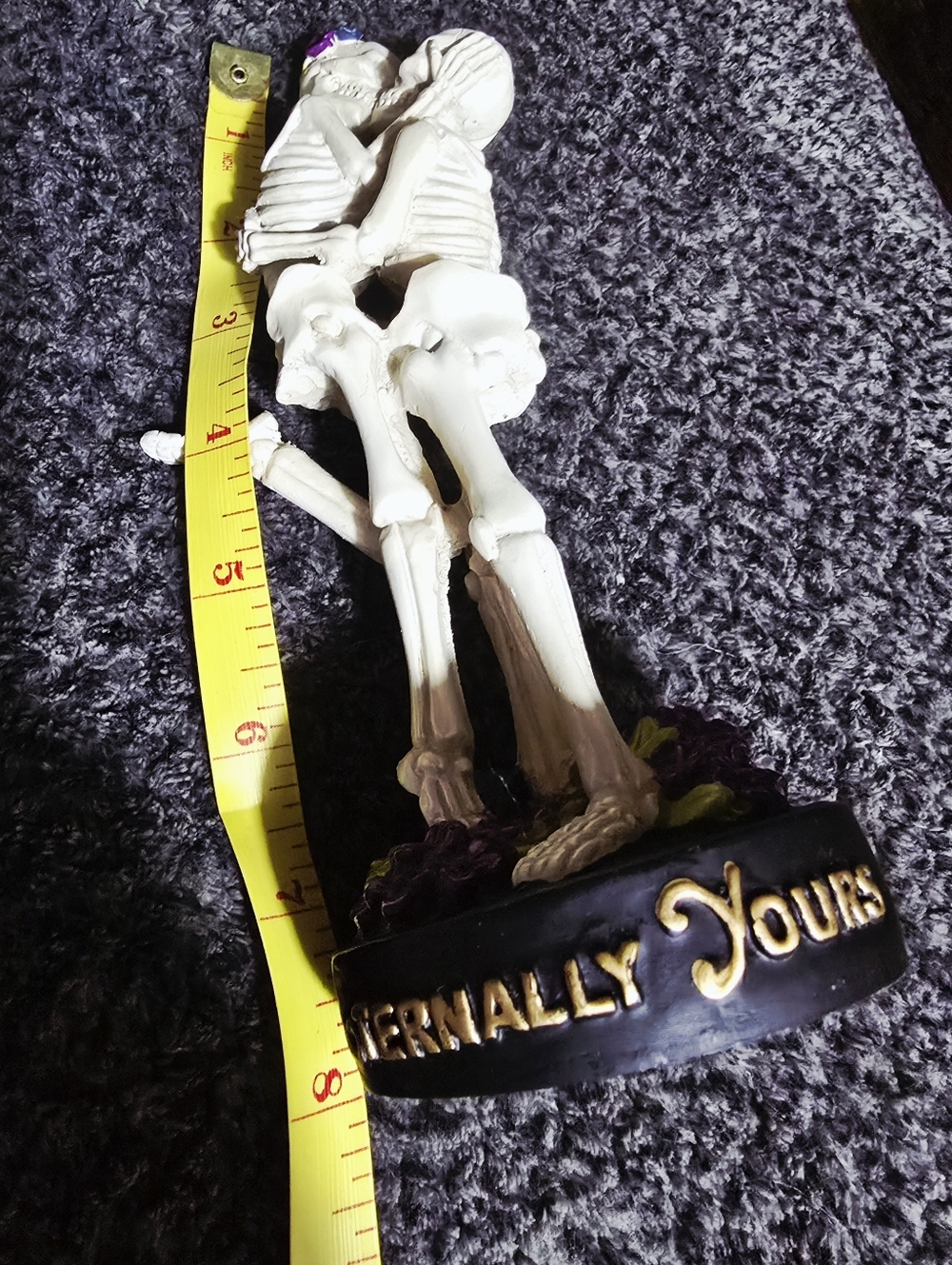Ashland Gothic Skeleton Couple “Eternally Yours” Figurine Romantic Halloween - Picture 6 of 6